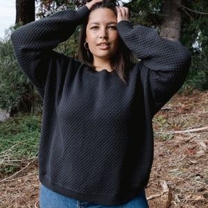 Tradlands Jude Sweater in Storm